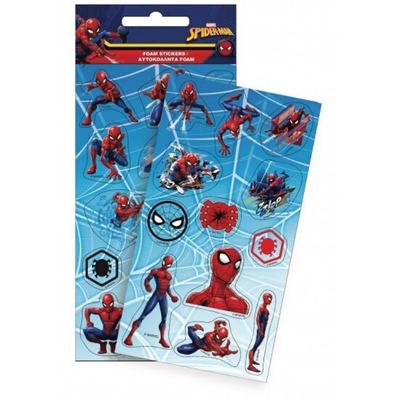 Αυτοκόλλητα Foam Spiderman Gim