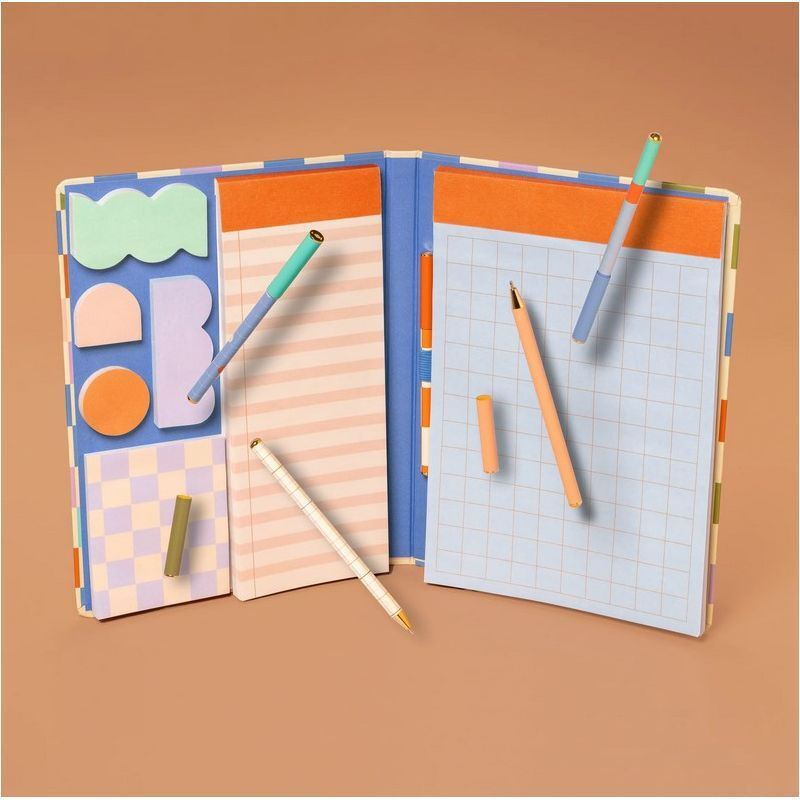 Σετ Σημειωματάριο Πολύχρωμο με Post-It 26.6x20.5x2 εκ Kikkerland 