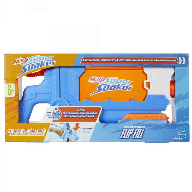 Nerf Super Soaker Flip Fill Water Blaster F8643 Hasbro