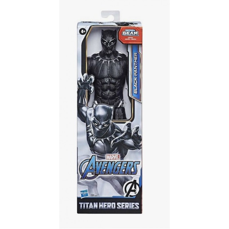 Φιγούρα Δράσης Titan Hero Series: Black Panther Marvel Avengers 4+ Ετών 30εκ. Hasbro