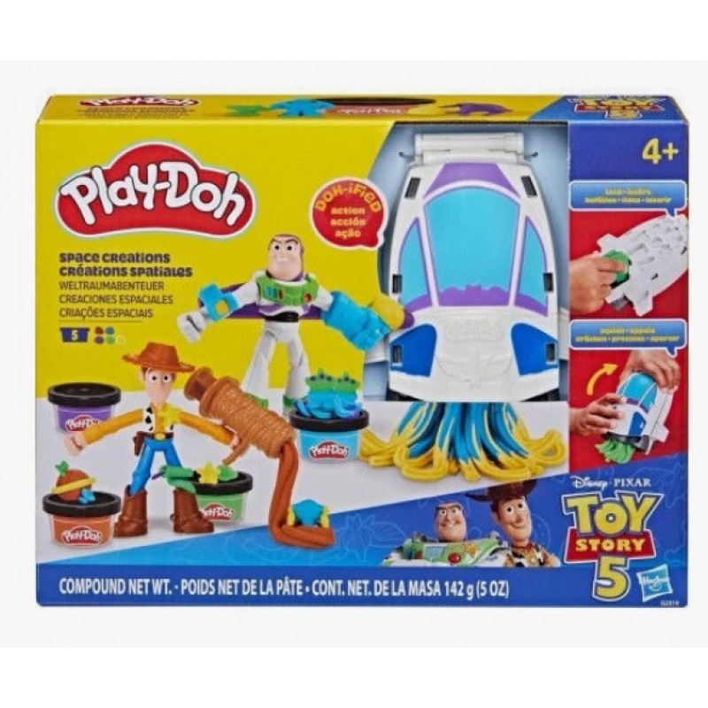 Play-Doh Σετ Πλαστοζυμαράκι Πλαστελίνης Toy Story 5 Χρώματα 3+ Ετών Hasbro 