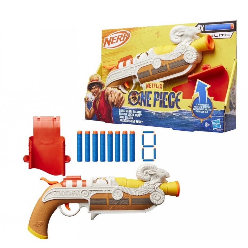 Εκτοξευτής One Piece Going Merry Blaster 8+ Ετών Nerf Hasbro