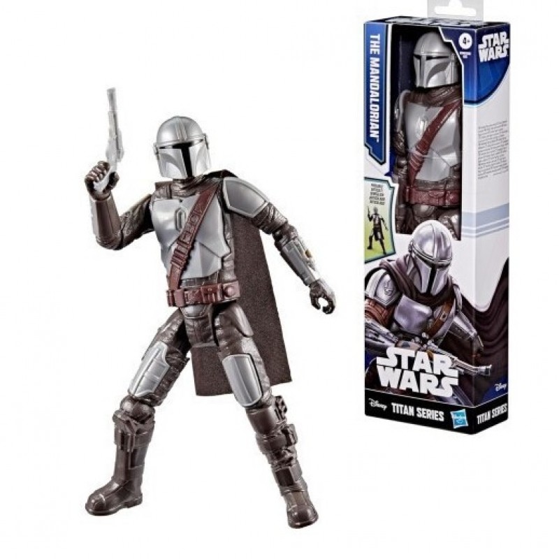 Φιγούρα Δράσης Wars Titan Series Mandalorian 30Εκ 4+ Ετών 30Εκ. Hasbro