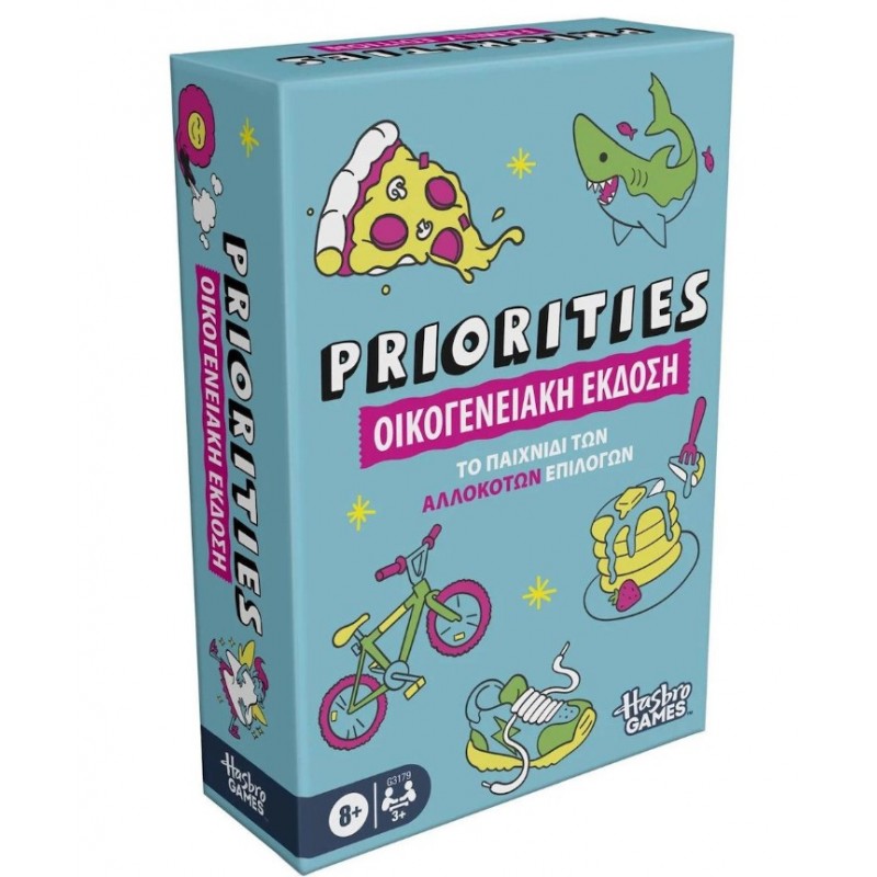 Επιτραπέζιο Παιχνίδι Priorities Family Edition 3+ Παίκτες 8+ Ετών Hasbro