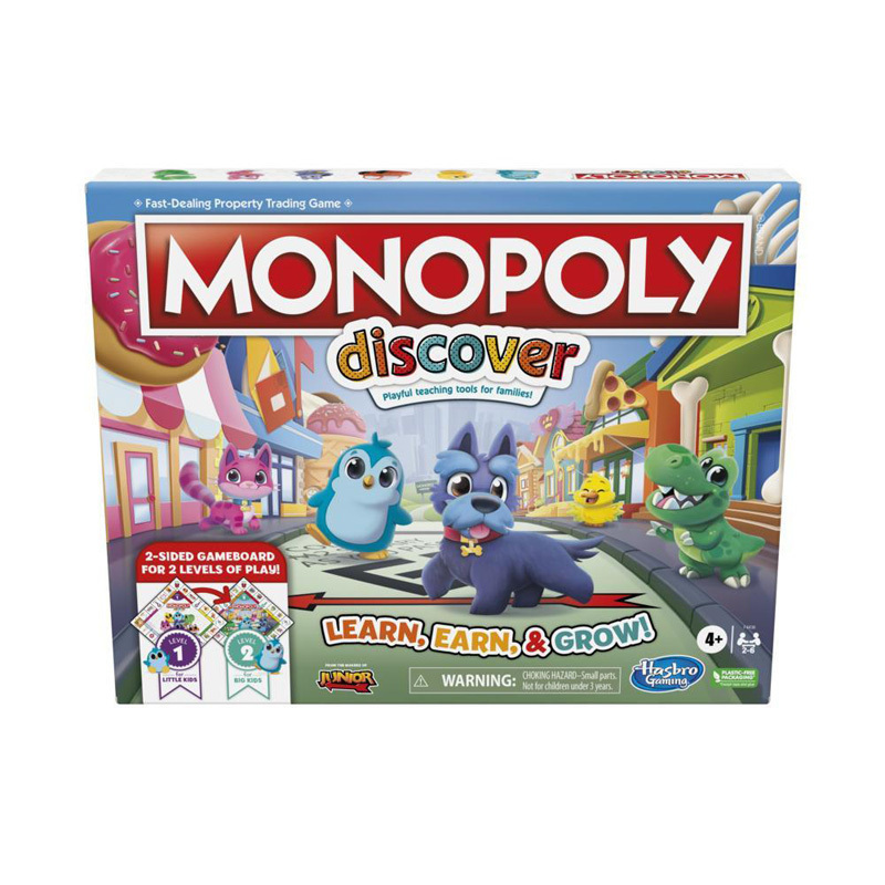 Επιτραπέζιο Παιχνίδι Monopoly Junior Learn Earn And Grow