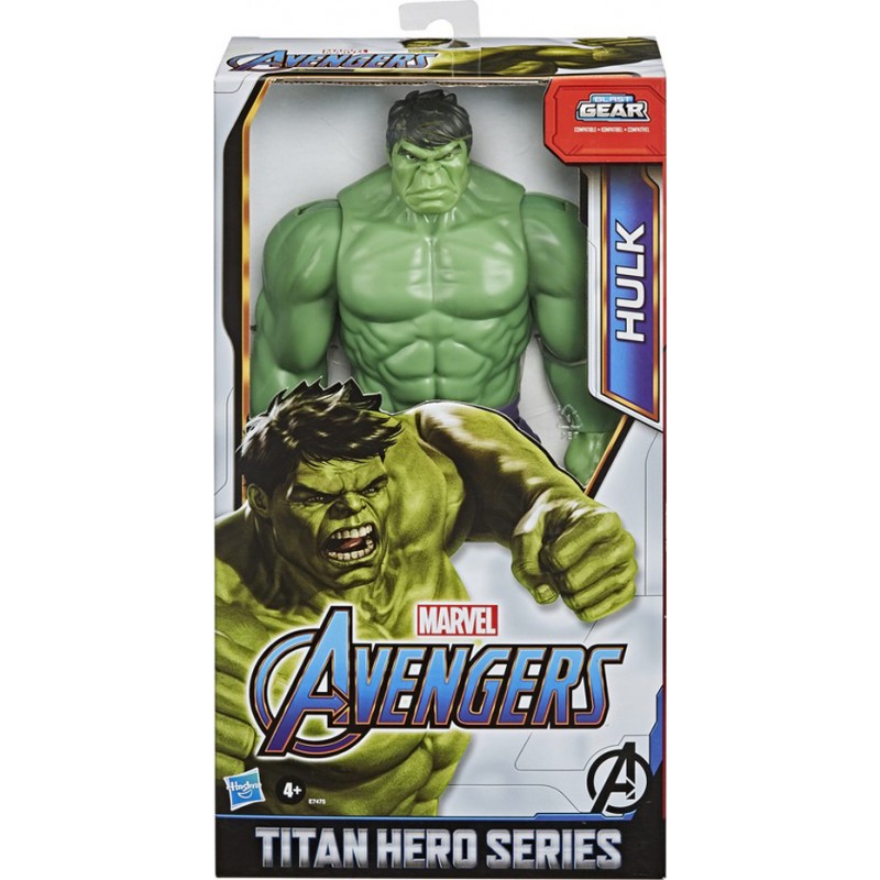 Marvel Avengers Titan Hero Series Blast Gear Deluxe Hulk 30Cm Hasbro