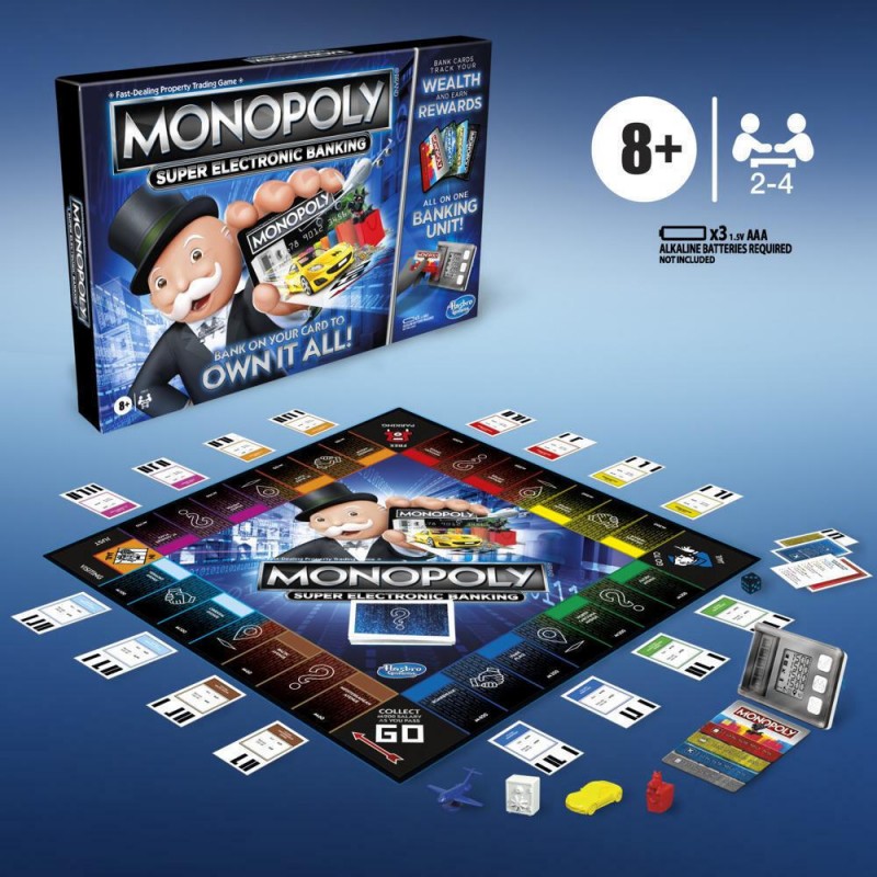 Επιτραπέζιο Παιχνίδι Monopoly Ηλεκτρονική Εξαργύρωση Bonus Με Μία Κάρτα 