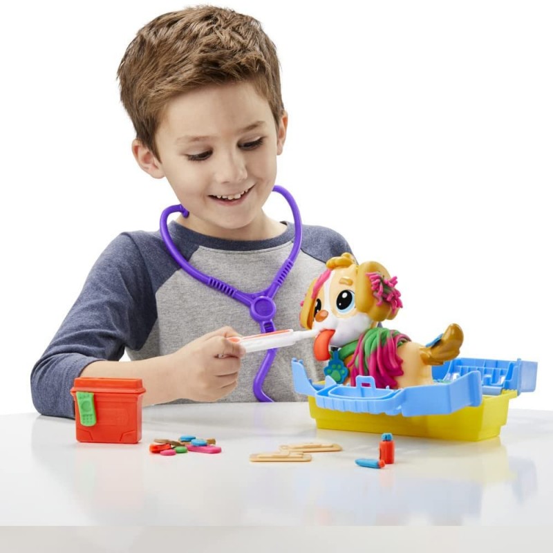 Πλαστελίνη Play-Doh Πλαστελίνη - Παιχνίδι Vet Set Hasbro