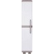 Ντουλάπα Ίριδα Μονόφυλλη Πλαστική με 4 Ράφια Μπεζ 44x36x179εκ.