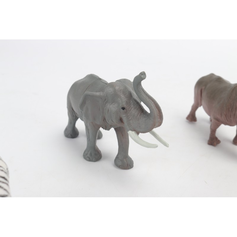 Σετ Ζώα Της Ζούγκας 6τμχ Με Δέντρο Lazarid