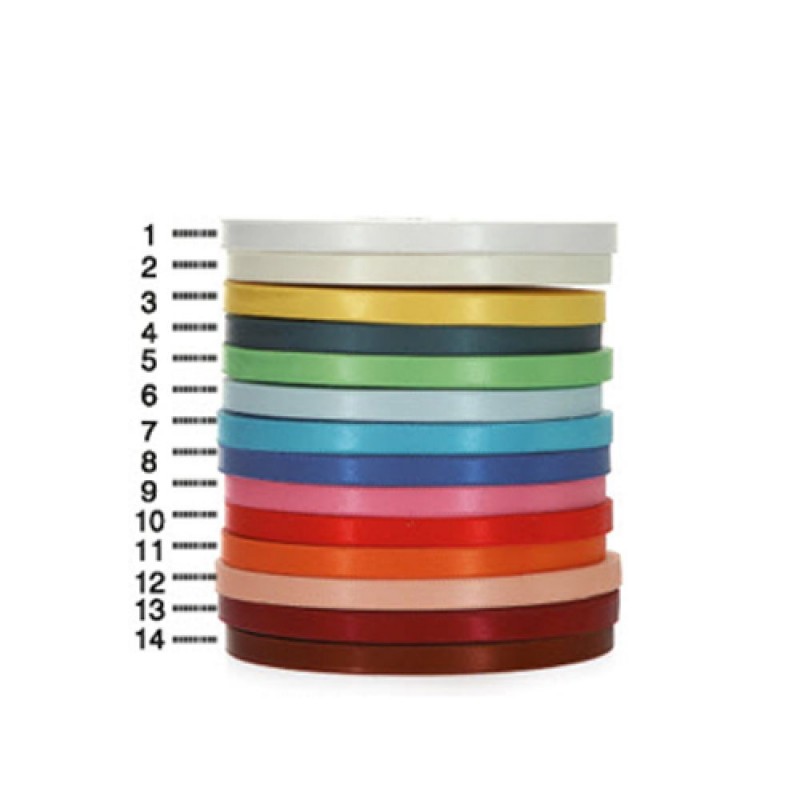 Κορδέλα Σατέν Διπλής Όψεως 10Mmx50Y-45.72M Iliadis