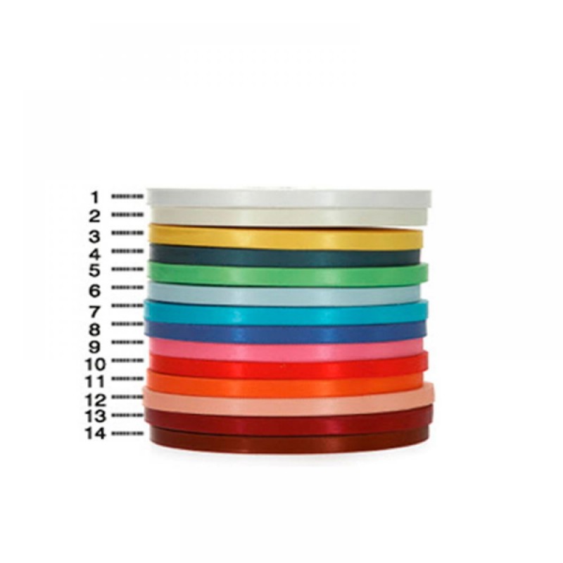 Κορδέλα Σατέν Διπλής Όψεως 6Mmx50Y-45.72M Iliadis