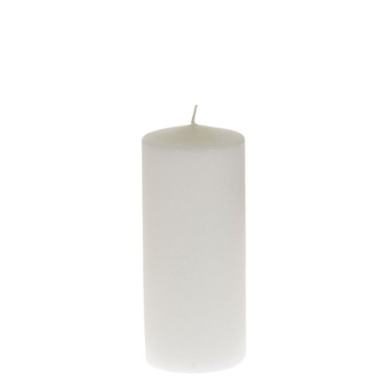Κερί Κύλινδρος Λευκό 6x6x14εκ 38 Ωρες Καύσης
