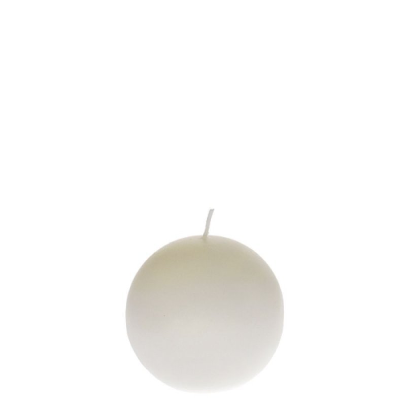 Κερί Μπάλα Λευκό 10x10x10εκ