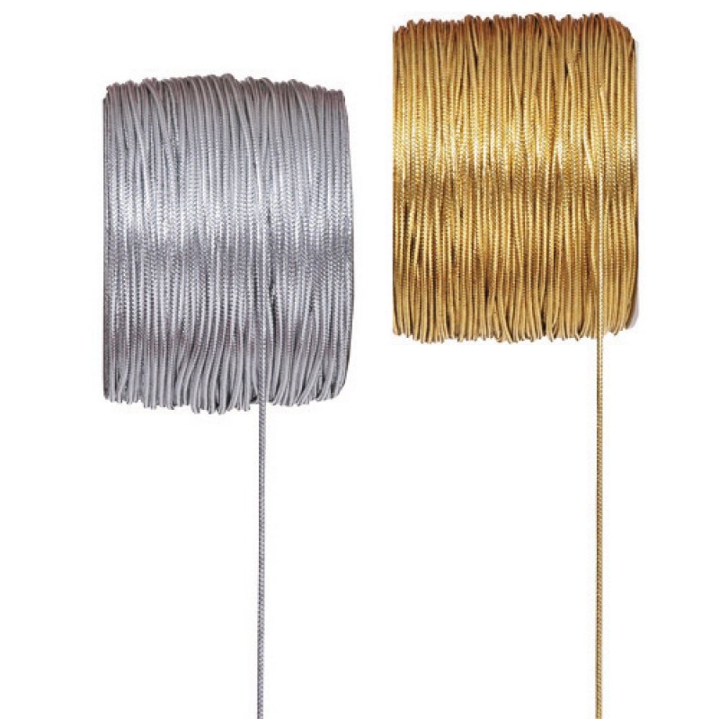 Κορδόνι 100 Μέτρα X2Mm Χρυσό Ασημί Iliadis