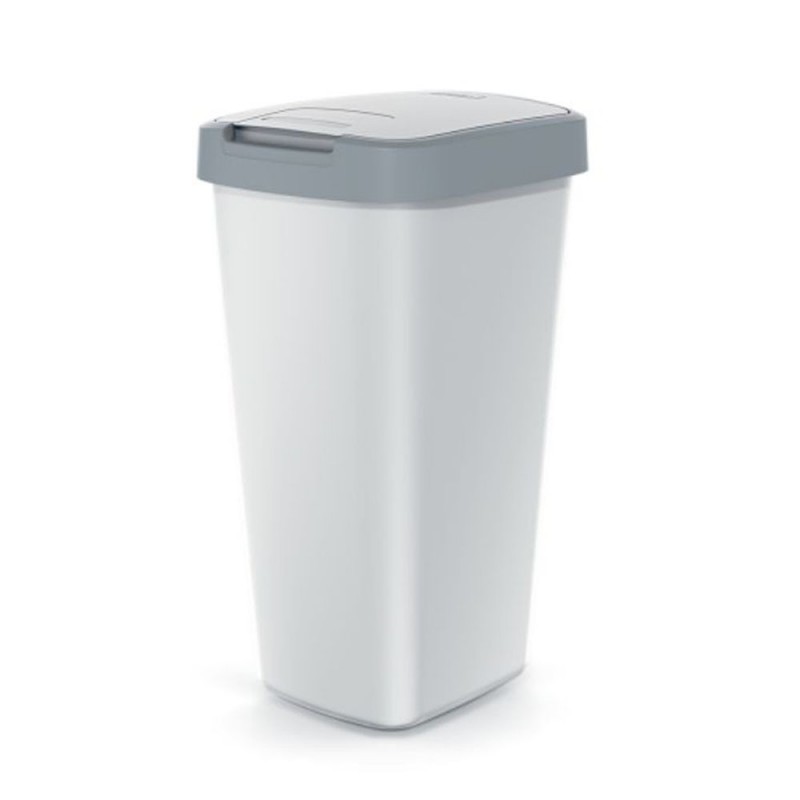 Κάδος Πλαστικός Compacta Q Γκρι 25Lt