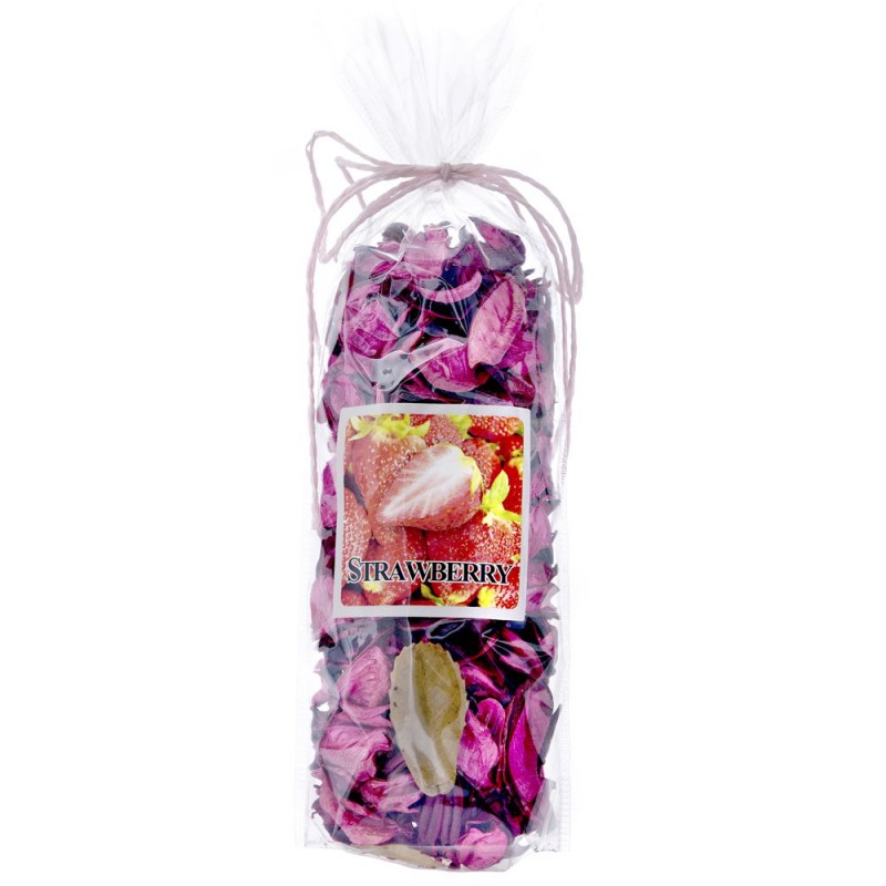 Αρωματικό Χώρου Ποτ Πουρί Ροζ Λουλούδια με Άρωμα Φράουλα 80gr Iliadis
