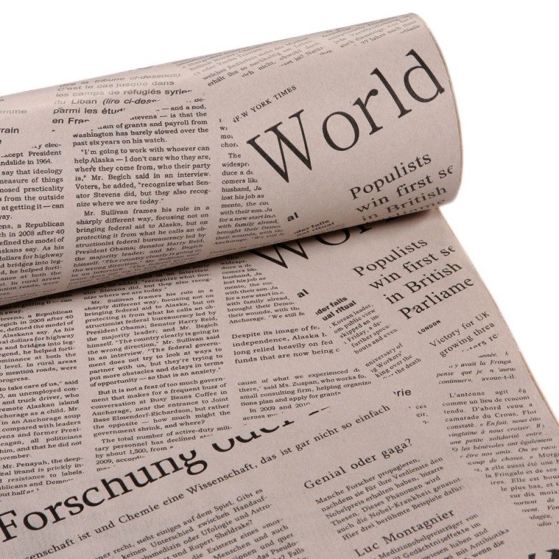 Χαρτί Craft 60εκ Χ 50 Μέτρα Εκρού Εφημερίδα