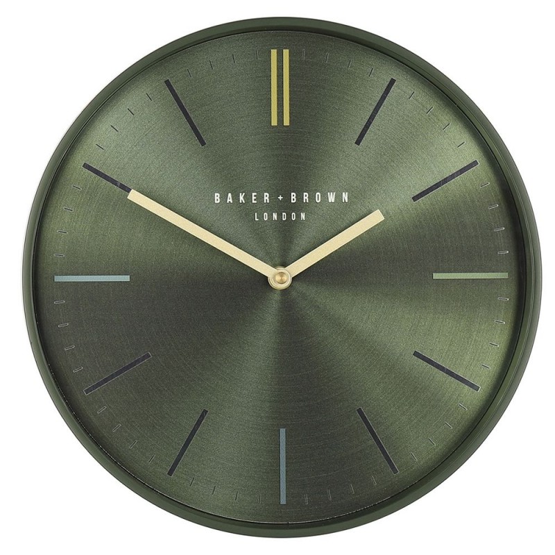 Ρολόι Τοίχου Φ30 Πράσινο Πλαστικό