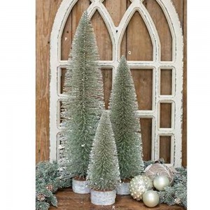  Δεντράκι Σαμπανί Με Γκλίτερ Σε Βάση 19x60Εκ