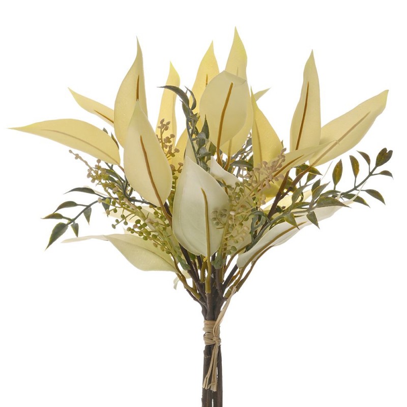 Μπουκέτο Με Λευκά Φύλλα Ευκάλυπτου 36Εκ Iliadis