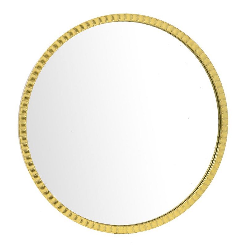 Καθρέφτης Χρυσός Μεταλλικός Στρογγυλός Φ60 Εκ