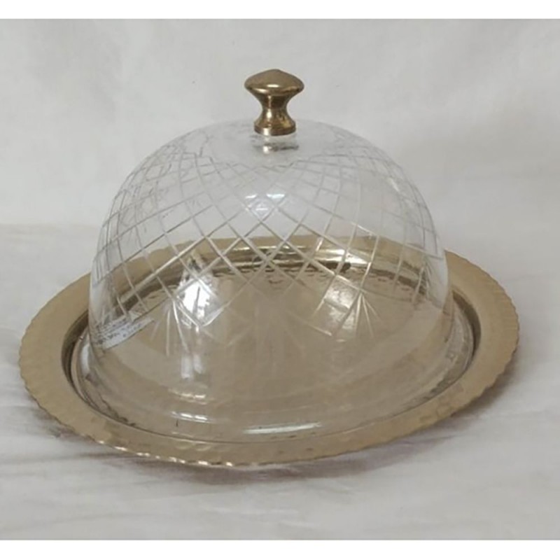 Τουρτιέρα Μεταλλική με Καπάκι Διάφανη 30x18x18εκ.Iliadis 