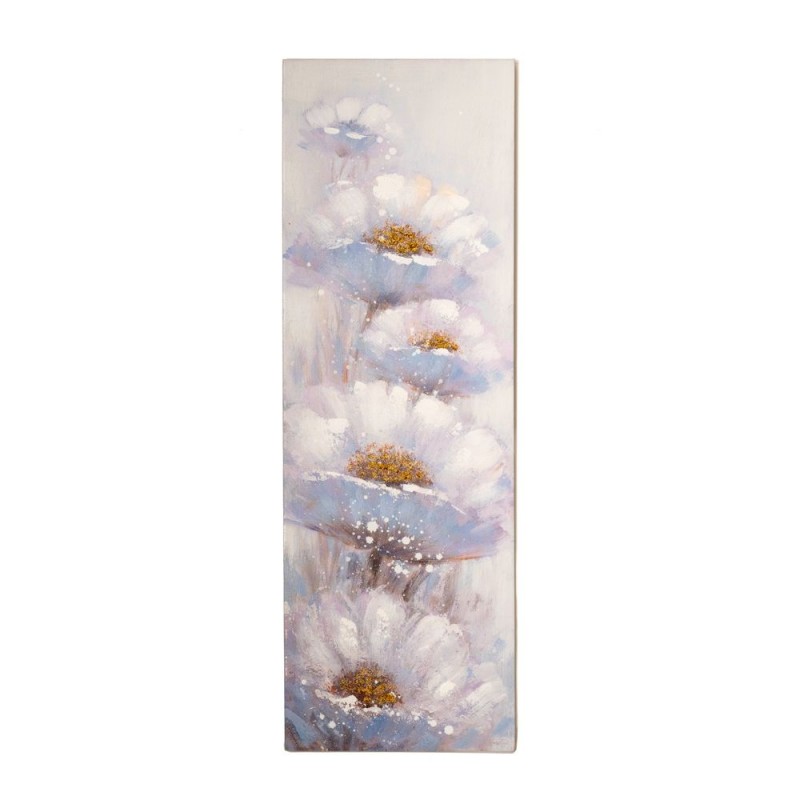 Πίνακας Ελαιογραφία Σε Τυπωμένο Καμβά Με Λουλούδια 40x3x120Εκ