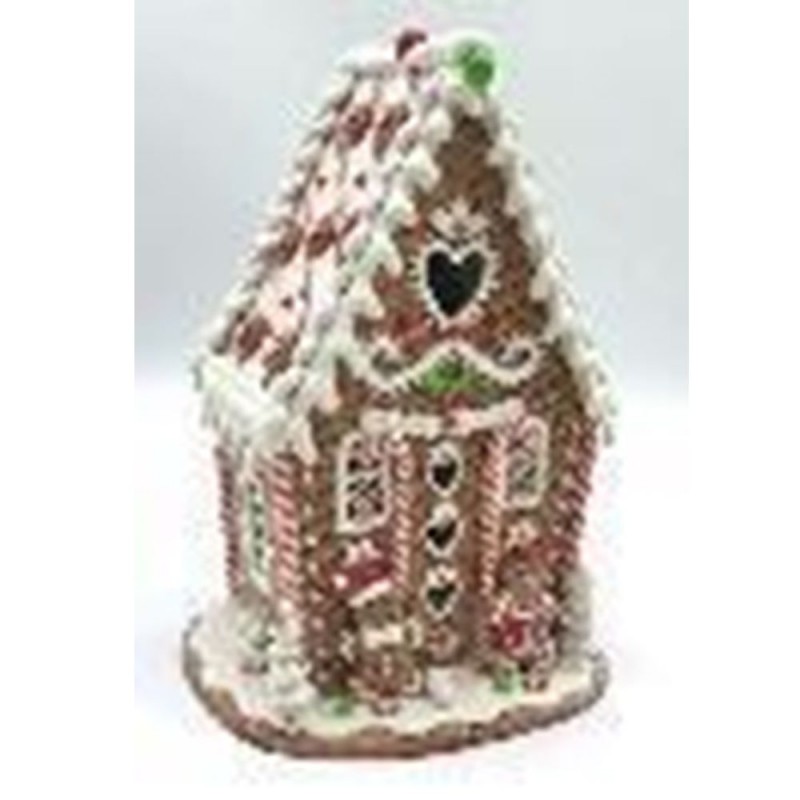 Gingerbread Σπιτάκι Με Led Φως 16x14x23Εκ Iliadis