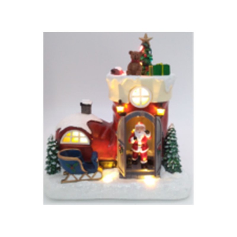 Μπότα Με Φως Μουσική Και Ανοιγόμενη Πόρτα 21.5x14.5x23.5Εκ Μπαταρίας Iliadis