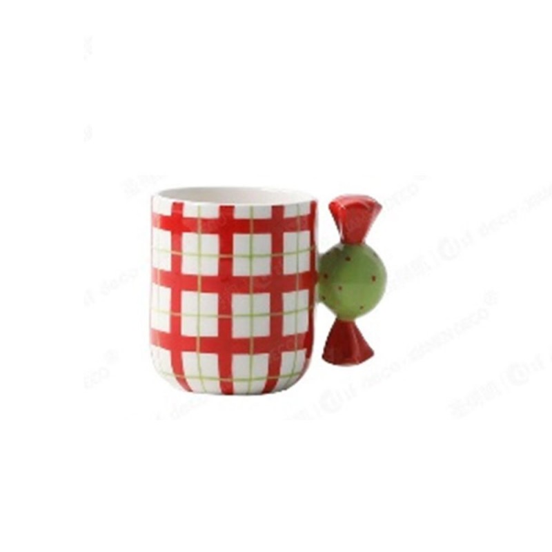 Κόκκινη Λευκή Καρό Κεραμική Κούπα Με Καραμέλα Στο Χερούλι 12.5Χ9Χ10Εκ Iliadis Κόκκινη Λευκή Καρό Κεραμική Κούπα Με Καραμέλα Στο Χερούλι 12.5Χ9Χ10Εκ Iliadis