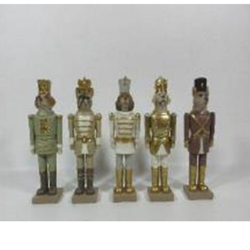 Διακοσμητικό Στρατιώτες Πολυρεζίνης Σκυλιά Διάφορα Χρώματα 5Σχέδια 7x5.5x20.5Εκ. Iliadis