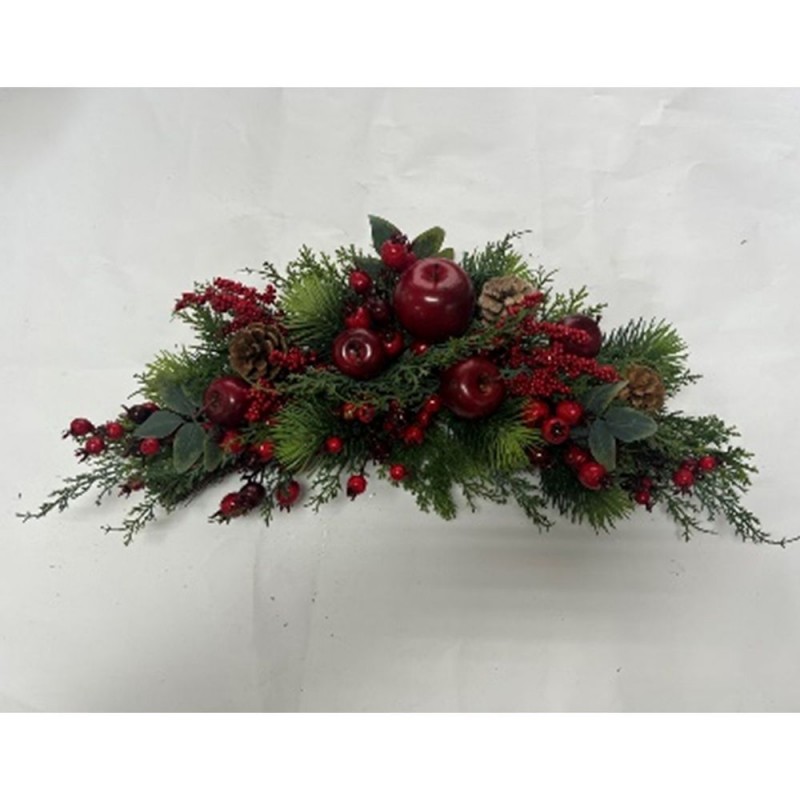 Πράσινη Αψίδα Με Κουκουνάρια, Κόκκινα Berries Και Ρόδια 61Εκ Iliadis