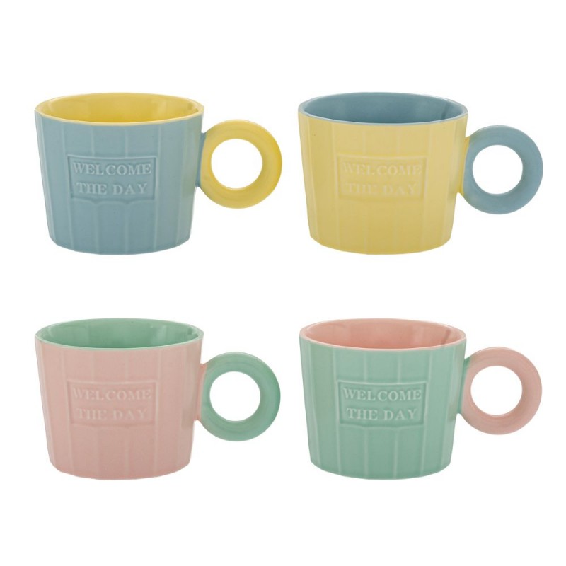 Κεραμική Κούπα Σε Παστέλ Αποχρώσεις Φ10x8Εκ 4 Σχέδια Iliadis Κεραμική Κούπα Σε Παστέλ Αποχρώσεις Φ10x8Εκ 4 Σχέδια Iliadis