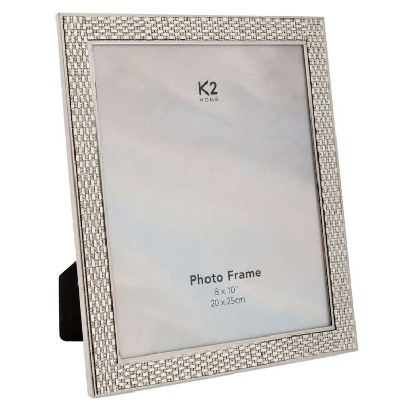 Ασημί Μεταλλική Κορνίζα 20X25Eκ Iliadis