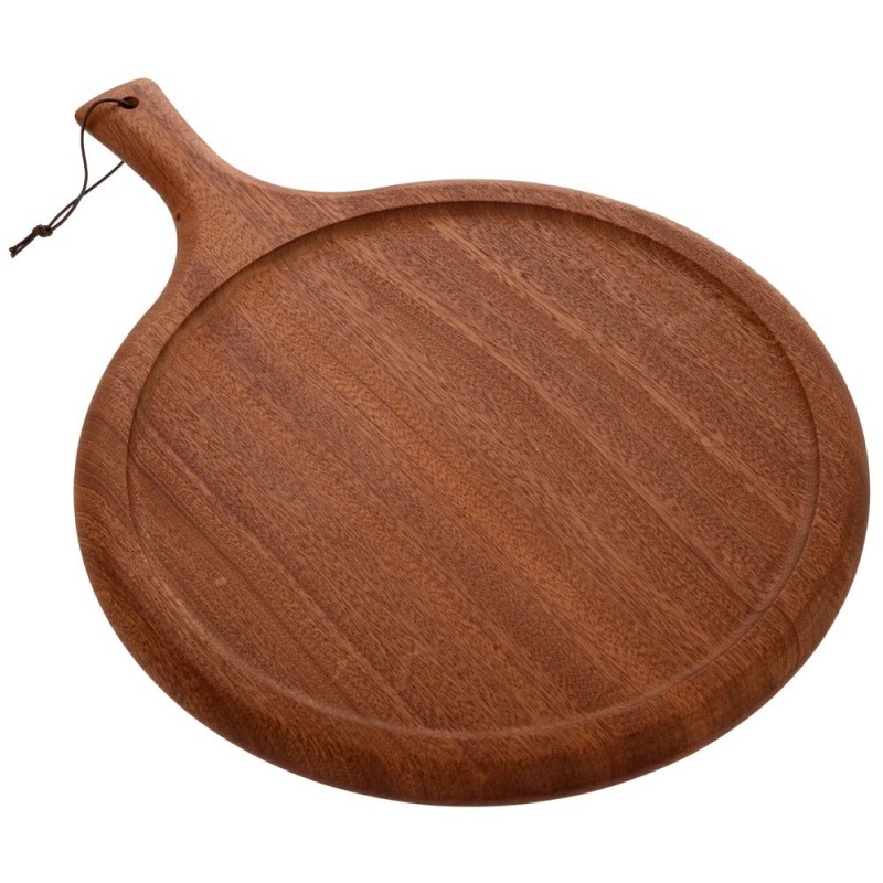 Δίσκος Διακοσμητικός Ξύλινος Στρογγυλός 30x30x2cm Iliadis