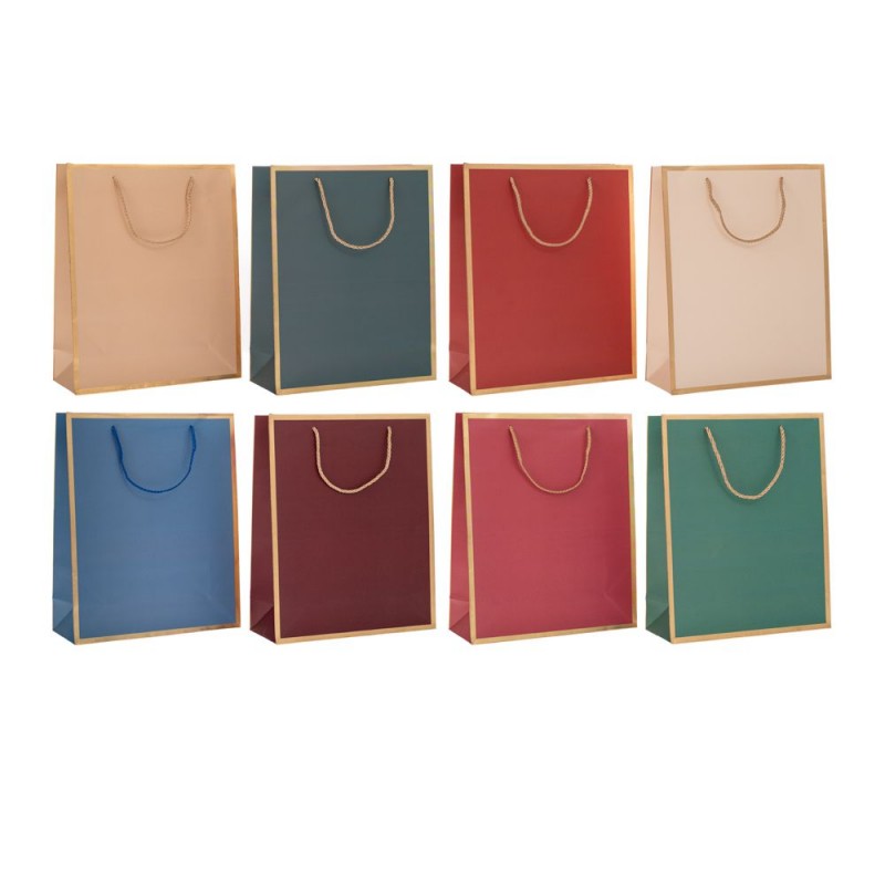 Χάρτινη Σακούλα 18x23x8Εκ 8 Χρώματα iliadis