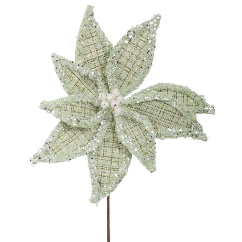 Πρασινο Καρω Αλεξανδρινο Με Ασημι Glitter 60Ek