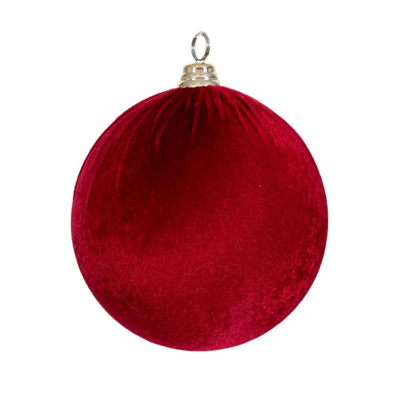 Μπορντό Βελούδινη Μπάλα 15Εκ Iliadis