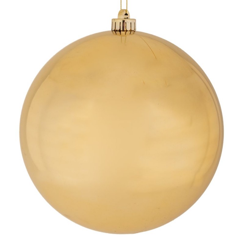 Χρυσή Γυαλιστερή Πλαστική Μπάλα 25Εκ Iliadis