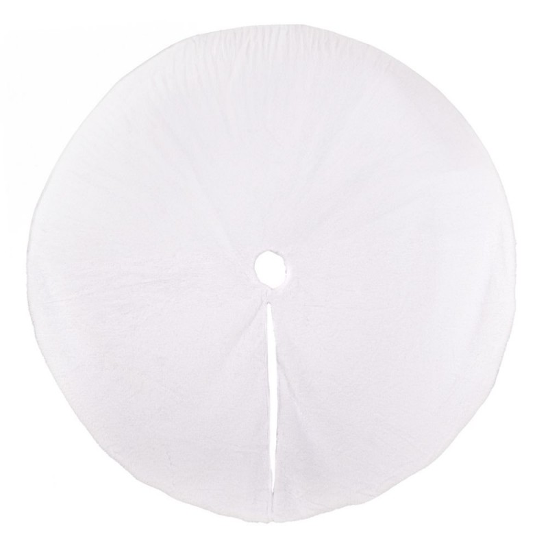 Ποδιά Δέντρου Γούνινη Λευκή Φ120Εκ