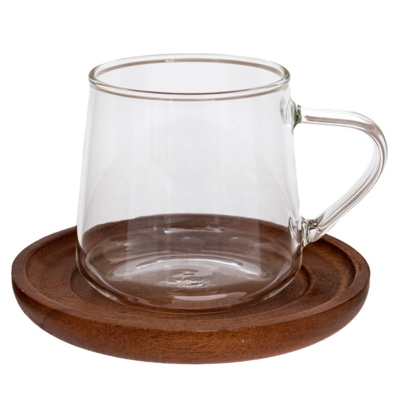 Φλιτζάνι Καφέ Γυάλινο Διάφανο Iliadis