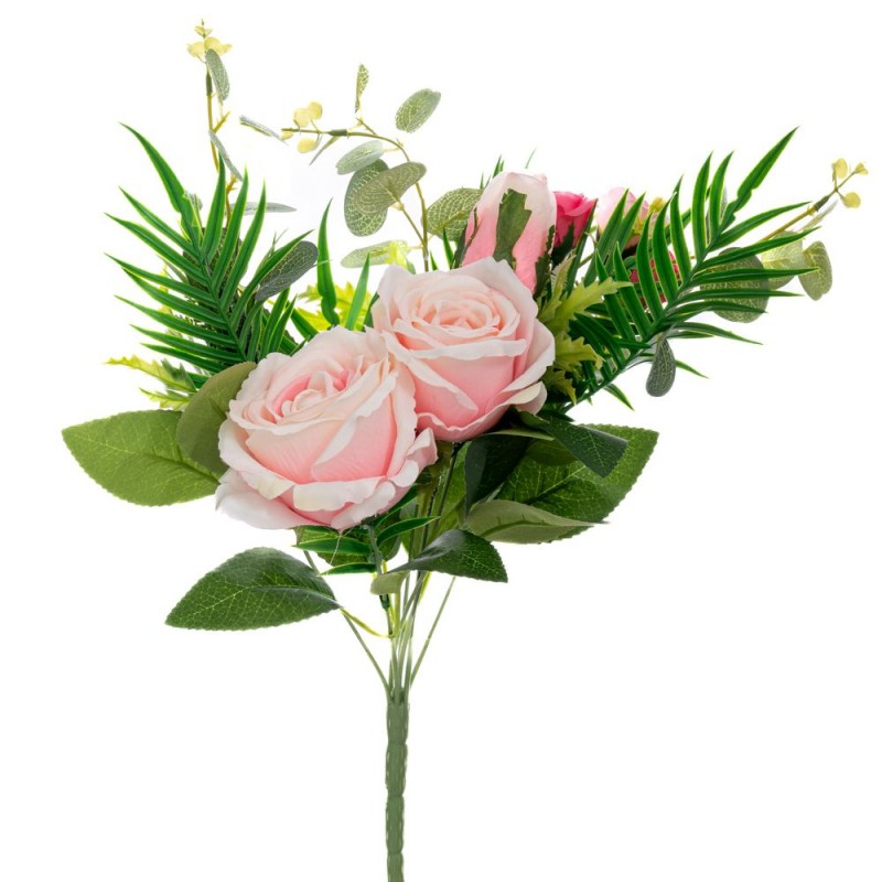 Μπουκέτο από Τριαντάφυλλο Φούξια 43cm Iliadis