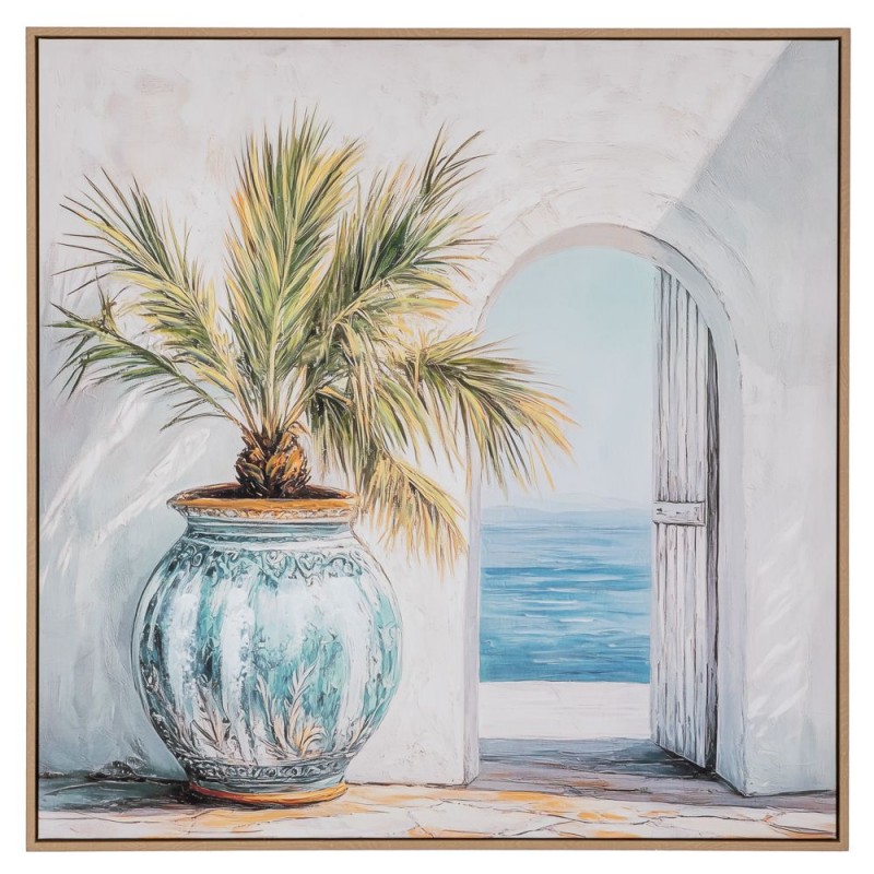 Πίνακας Plant σε Καμβά 80x80cm Iliadis 