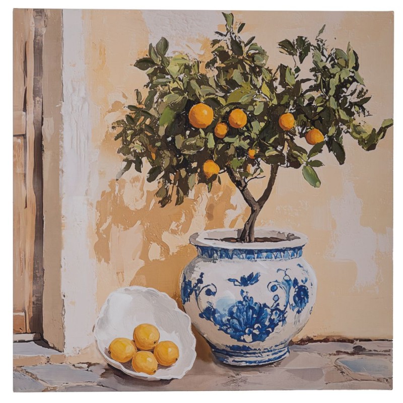 Πίνακας σε Καμβά 60x60cm Plant Iliadis 