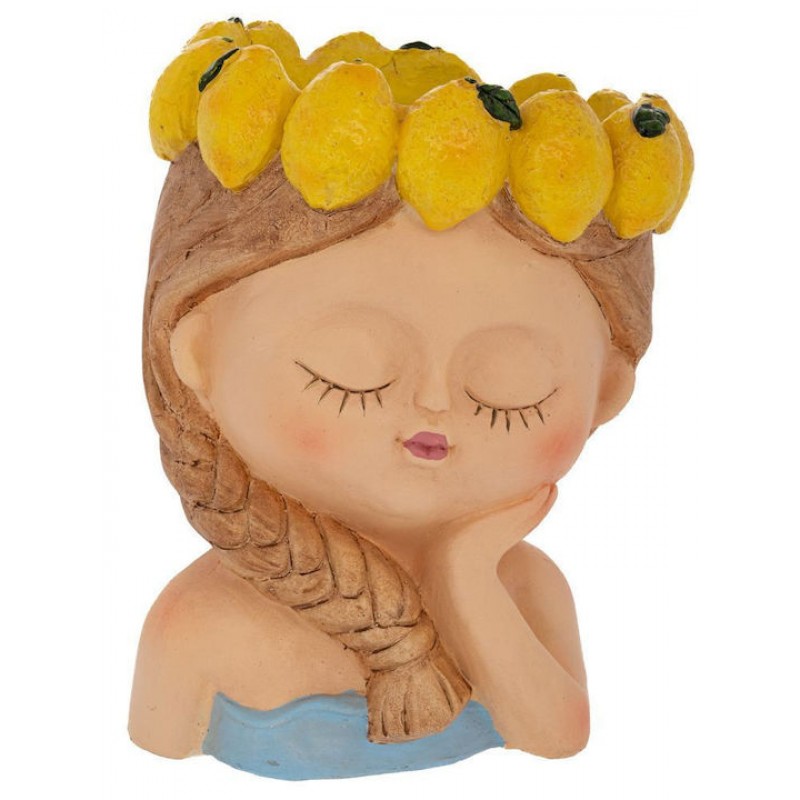 Πολυρεζίν Κασπώ Κίτρινο 22x20.5x28εκ. Iliadis 