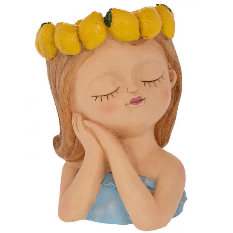 Πολυρεζίν Κασπώ Κίτρινο 26x26x35εκ. Iliadis 