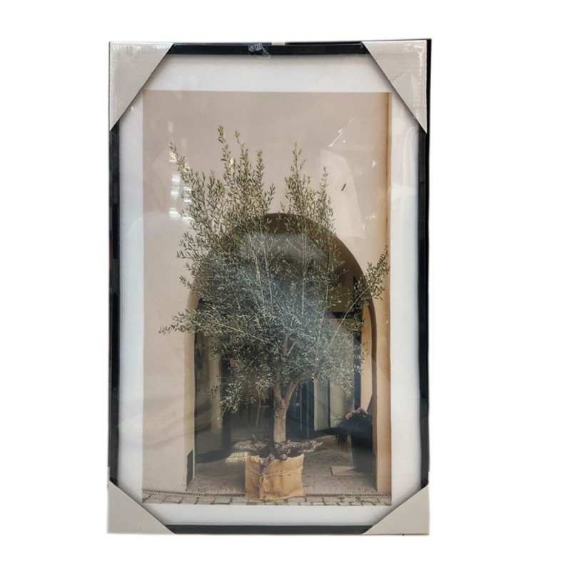 Πίνακας Με Ελιά Σε Μαύρη Κορνίζα 40x60Εκ Iliadis