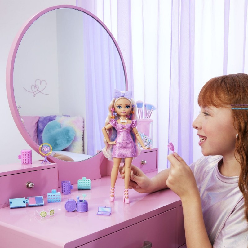 Barbie Get Ready with Me Κούκλα Malibu για 4+ Ετών