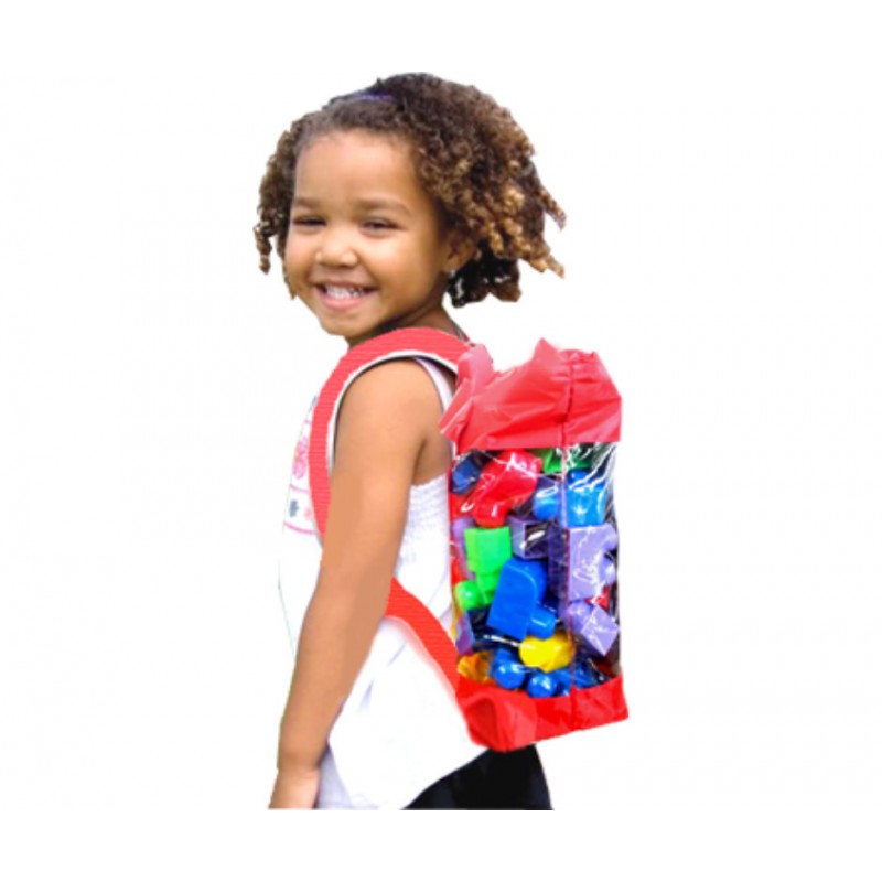 Τουβλάκια Super Bloks Big Backpack για 1+ Έτους 75τμχ Lazarid 